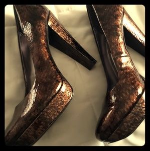 Calvin Klein platform pumps